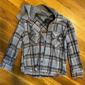 Little Bipsy hooded flannel